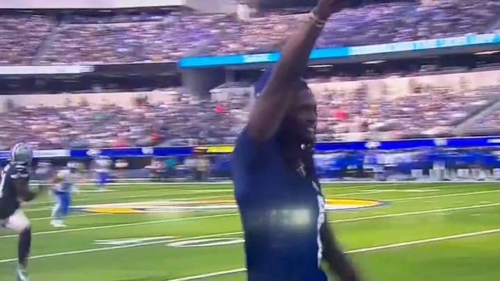 CeeDee Lamb took a big hit from a referee on the sideline and was penalized for getting in the way. CeeDee Lamb took a big hit from a referee on the sideline and was penalized for getting in the way.