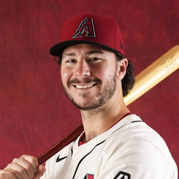 Tristin English during photo day at Salt River Fields at Talking Stick on Feb. 21, 2024.