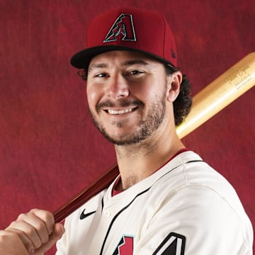 Tristin English during photo day at Salt River Fields at Talking Stick on Feb. 21, 2024.