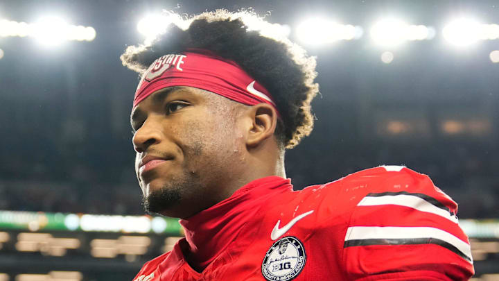 Ohio State Buckeyes defensive back Caleb Downs