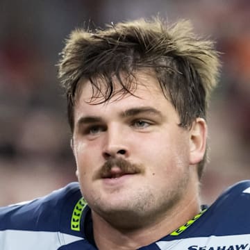 Seattle Seahawks guard Grey Zabel against the Arizona Cardinals.