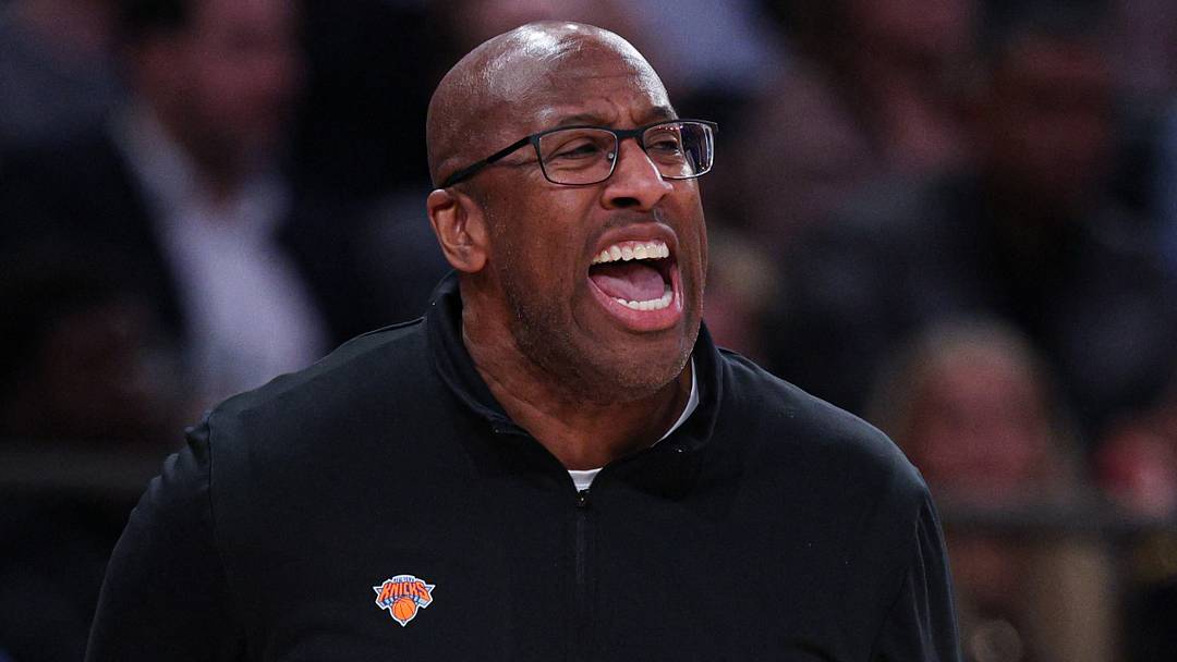 Mike Brown doesn't seem happy with the Knicks so far in camp.