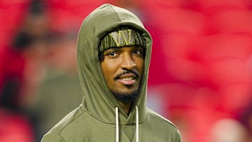 Washington Commanders quarterback Jayden Daniels