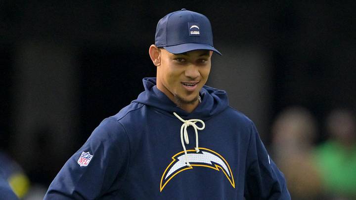 Los Angeles Chargers quarterback Trey Lance