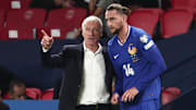 D. Deschamps et A. Rabiot - équipe de France