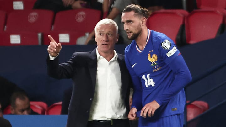 D. Deschamps et A. Rabiot - équipe de France