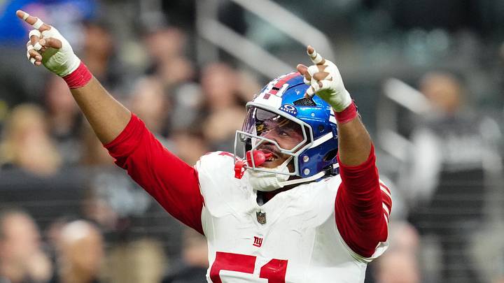 New York Giants outside linebacker Abdul Carter 