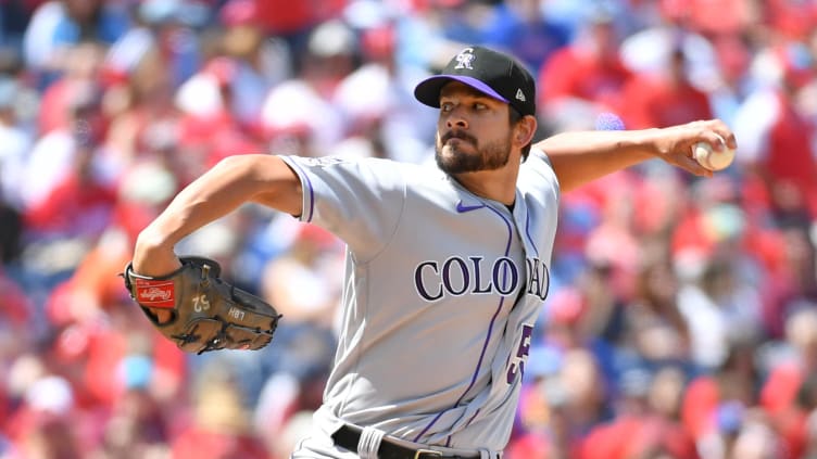  Colorado Rockies relief pitcher Brad Hand 