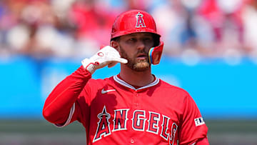 Los Angeles Angels outfielder Taylor Ward