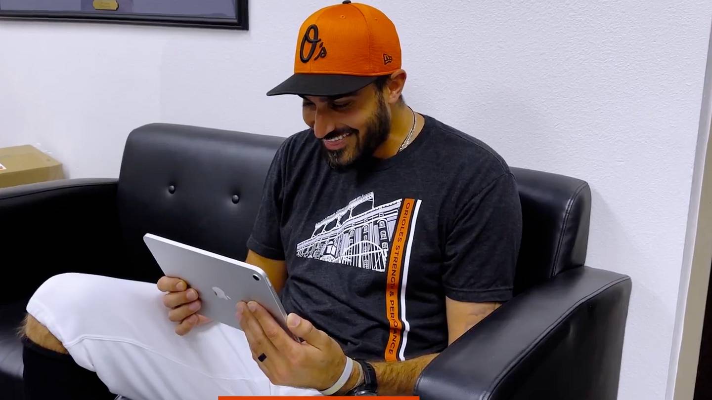 Die Orioles haben Zach Eflin auf süßeste Weise mitgeteilt ...
