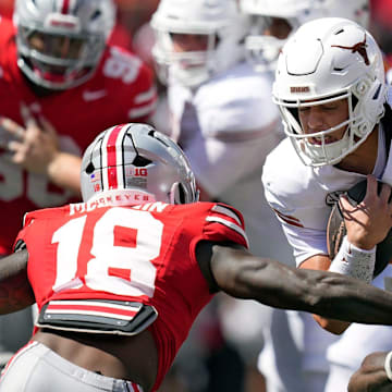 Ohio State defeated Texas 14–7 in a Week 1 season opening clash in Columbus.