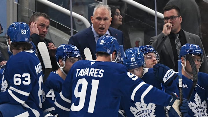 The Maple Leafs face off against the Sabres on Friday night. The Maple Leafs face off against the Sabres on Friday night.