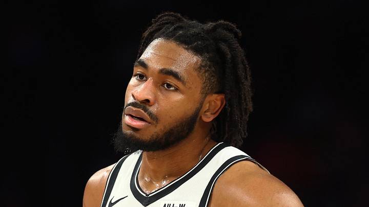 Brooklyn Nets guard Cam Thomas (24) against the Phoenix Suns at Mortgage Matchup Center on January 27, 2026.