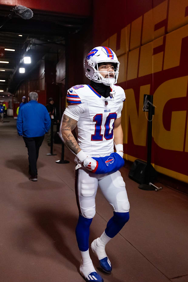 Buffalo Bills wide receiver Khalil Shakir (10) against the Kansas City Chiefs.