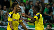 Pierre Aubameyang y Ousmane Dembélé