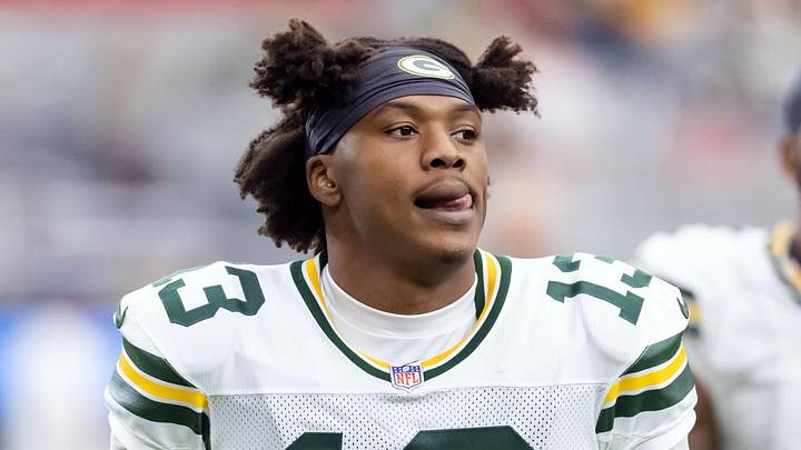 Green Bay Packers wide receiver Dontayvion Wicks