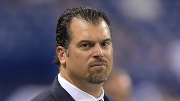 Former Indianapolis Colts general manager Ryan Grigson reacts