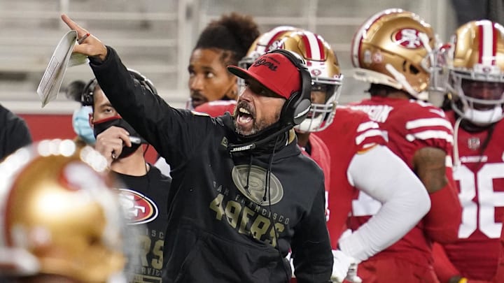 San Francisco 49ers head coach Kyle Shanahan