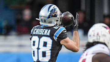 Carolina Panthers wide receiver Dan Chisena