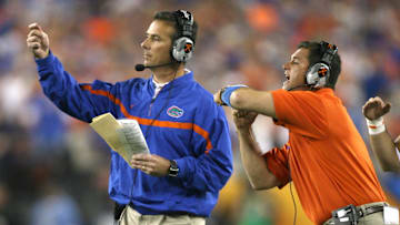 Florida Gators head coach Urban Meyer won two national titles with now-interim head coach Billy Gonzales as an offensive assistant.