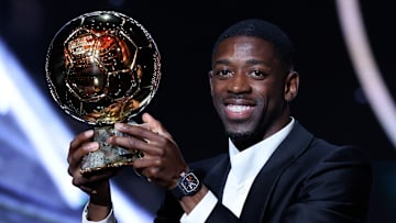 Ousmane Dembélé mit dem Goldenen Ball