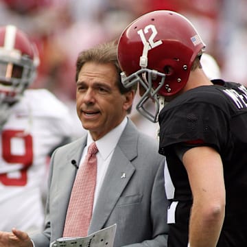 Nick Saban's former Alabama quarterback Greg McElroy floated the rumor that Saban could return to coaching during his radio show Monday.