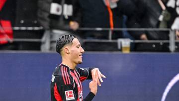 Younes Ebnoutalib bejubelt seinen allerersten Bundesliga-Treffer