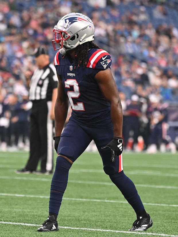  New England Patriots wide receiver K.J. Osbor