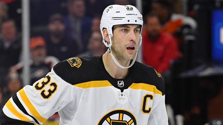 Mar 10, 2020; Philadelphia, Pennsylvania, USA; Boston Bruins defenseman Zdeno Chara (33) against the Philadelphia Flyers during the first period at Wells Fargo Center. Mandatory Credit: Eric Hartline-Imagn Images Mar 10, 2020; Philadelphia, Pennsylvania, USA; Boston Bruins defenseman Zdeno Chara (33) against the Philadelphia Flyers during the first period at Wells Fargo Center. Mandatory Credit: Eric Hartline-Imagn Images