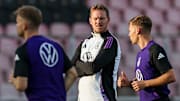 Julian Nagelsmann im Training der DFB-Auswahl
