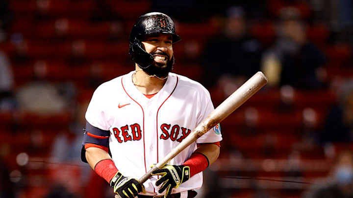 Marwin González comenzó la temporada de 2021 con los Medias Rojas