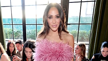 RHONJ star Melissa Gorga at the Bronx and Banco - Front Row & Backstage - February 2022 New York Fashion Week