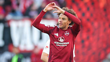 Janis Antiste lief in der vergangenen Saison leihweise für Nürnberg auf Janis Antiste lief in der vergangenen Saison leihweise für Nürnberg auf