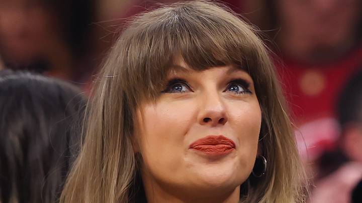 Taylor Swift at an NBA game
