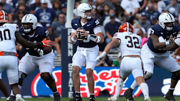 Penn State Nittany Lions quarterback Drew Allar (15)