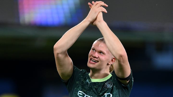 Erling Haaland a encore marqué face à Villarreal. Erling Haaland a encore marqué face à Villarreal.