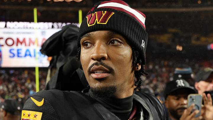 Washington Commanders quarterback Jayden Daniels