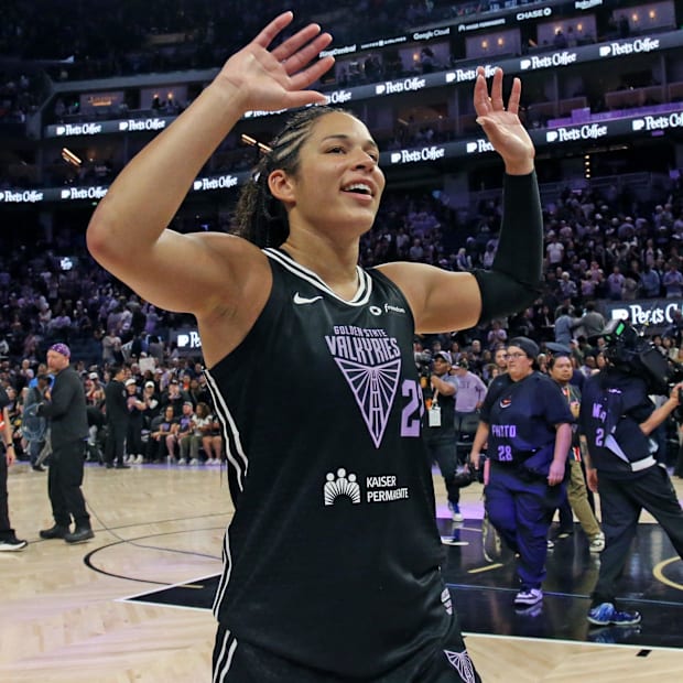 Golden State Valkyries guard Veronica Burton