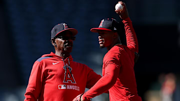San Francisco Giants v Los Angeles Angels