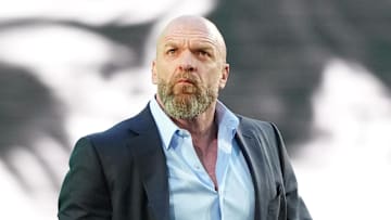 WWE CCO Triple H during Wrestlemania XL Saturday at Lincoln Financial Field. 