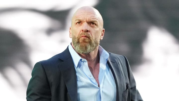 Apr 6, 2024; Philadelphia, PA, USA; WWE CCO Triple H during Wrestlemania XL Saturday at Lincoln Financial Field. Mandatory Credit: Joe Camporeale-USA TODAY Sports