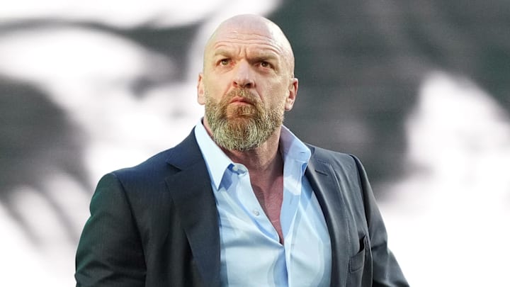 Apr 6, 2024; Philadelphia, PA, USA; WWE CCO Triple H during Wrestlemania XL Saturday at Lincoln Financial Field. Mandatory Credit: Joe Camporeale-Imagn Images Apr 6, 2024; Philadelphia, PA, USA; WWE CCO Triple H during Wrestlemania XL Saturday at Lincoln Financial Field. Mandatory Credit: Joe Camporeale-Imagn Images