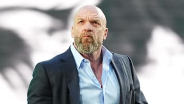 Apr 6, 2024; Philadelphia, PA, USA; WWE CCO Triple H during Wrestlemania XL Saturday at Lincoln Financial Field. Mandatory Credit: Joe Camporeale-Imagn Images