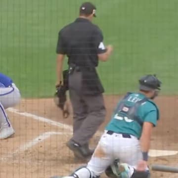 Bobby Witt Jr. took a fastball to the forearm on Wednesday