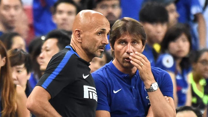 It will be a tactical battle between Juve's Luciano Spalletti, left, and Napoli's Antonio Conte