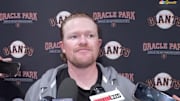 Giants starting pitcher Logan Webb shares his reaction to the team trading reliever Tyler Rogers to the Mets.