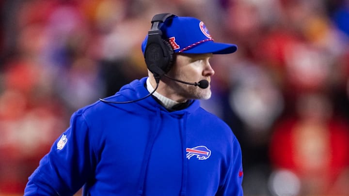 Buffalo Bills head coach Sean McDermott. Buffalo Bills head coach Sean McDermott.