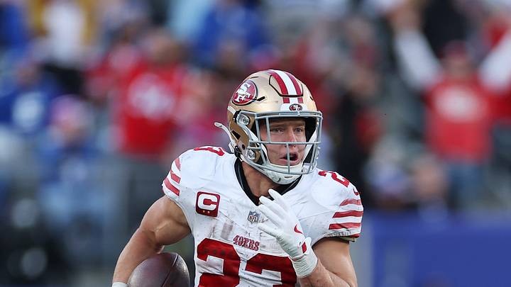 San Francisco 49ers running back Christian McCaffrey