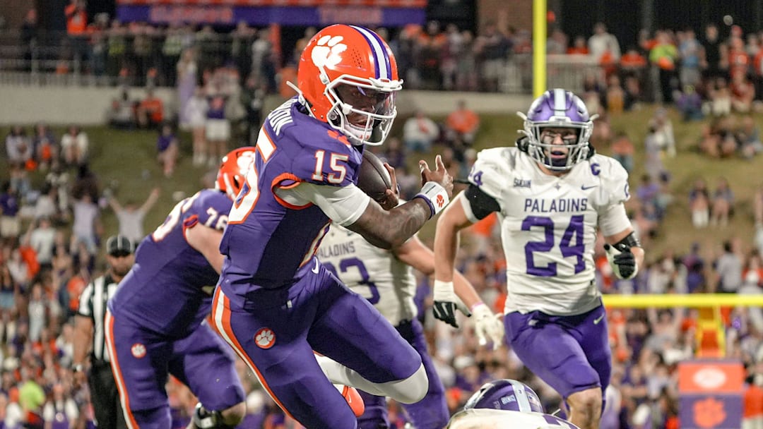 Clemson freshman quarterback Chris Denson had a touchdown pass and 50-yard touchdown run vs. Furman. 
