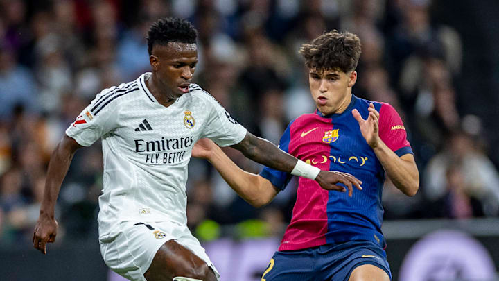 Barcelona and Real Madrid lead the La Liga title race. Barcelona and Real Madrid lead the La Liga title race.